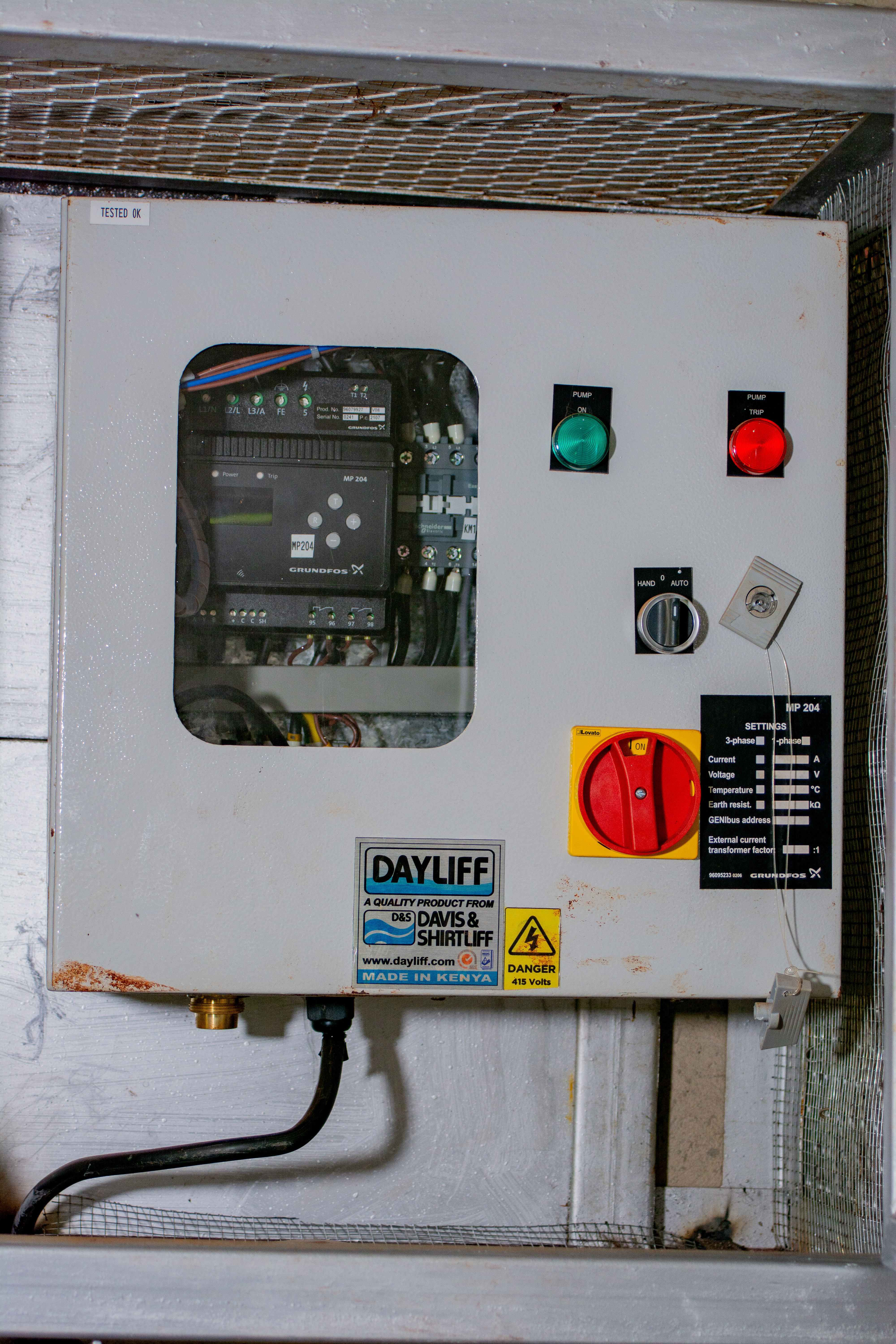 Solar inverter installation — Kenya